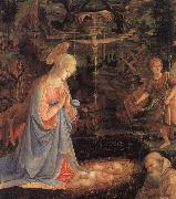 Filippino Lippi The Adoration of the Child Spain oil painting artist